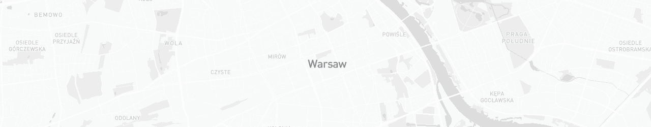 Map of Warsaw