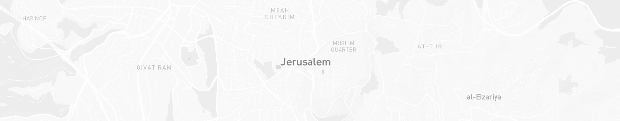 Map of Jérusalem